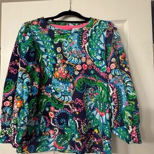 Lilly Pulitzer Corden Sweatshirt in the "Take Me To The Sea"